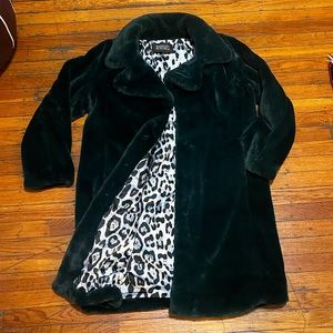 Emerald Faux-Fur Coat